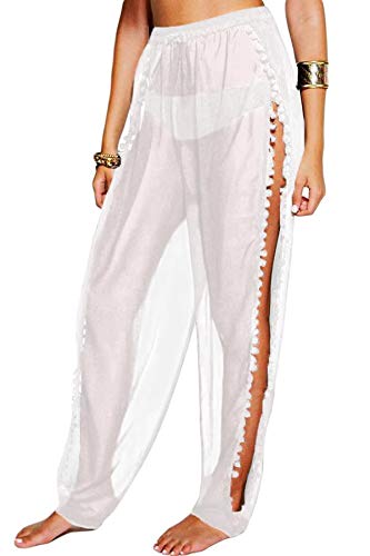 high waisted split pants