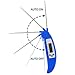 IdealHouse none Kitchen Food Digital Electron Probe Folding Grilled Meat and Fish Baking Thermometer, Free Size, Blue