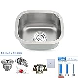18-Gauge Undermount Single Bowl Stainless Steel