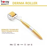 0.75mm, Micro Needles Derma Roller 192 Titanium Tips for Skin Care Beauty Tool, Anti Aging Wrinkles Acne Scars
