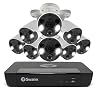 Swann Home Security Camera System, 8 Cameras 8 Channels POE NVR 4K Ultra HD Video Surveillance, Two-Way Audio Indoor…