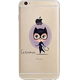 Batman, Catwoman, Joker, Iron Man, Captain America, Spider Man, The Hulk, Thor Jelly Clear Case for Apple iPhone 6/6s PLUS (5.5