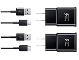 Wall Charger Fast Charger-Adaptive Fast Charger Kit for Samsung Galaxy S8/S9/S10 Plus/Note8/9, Recharger Kit Include 2 xCharging Adapter & 2 x Type-C USB Cable, Aolerx