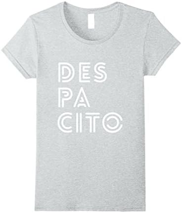 Womens Despacito T-Shirts for Men &amp; Women, Summer Top Medium Heather Grey