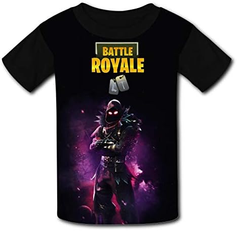 Pasilin Youth Fort-nite Battle Royale 3D T Shirt Printed Tops for Boys Girls Short Sleeve Tees