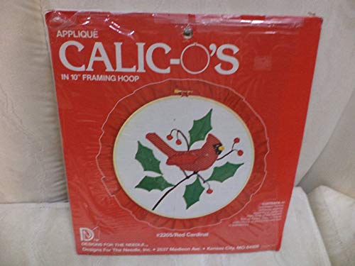 Red Cardinal Kit with Framing Hoop