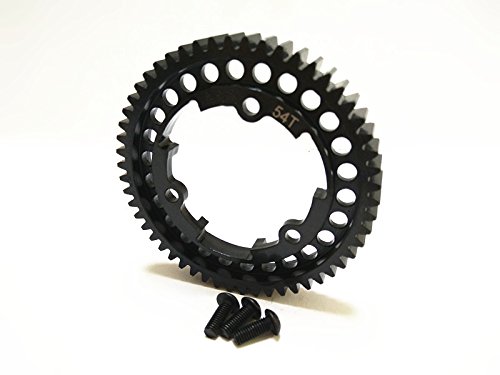 CrazyRacer Harden Steel 54T Main Spur Gear 1 Mod M1 - 1 pc For Traxxassss XMAXXX 6S & 8S E-Revo2.0 XO-1