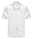 Ivyrobes Mens Tab-Collar Short Sleeves Clergy Shirt White