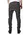 JD Apparel Men's Slim Fit Drawstring Harem Jogger Pants S Charcoal