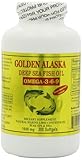 Golden Alaska Deep Sea Omega-3-6-9 Fish Oil 1000mg 300 Softgels