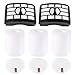 isinlive 2 + 4 Pack Vacuum Filters Compatible with Shark Rotator Professional Lift-Away NV500, NV501, NV502, NV503, NV505, NV510, NV520, NV550, NV552, UV560, Replace Part # Xff500 Xhf500