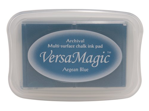 Tsukineko Versamagic Chalk-Finish Ink Pad - Aegean Blue