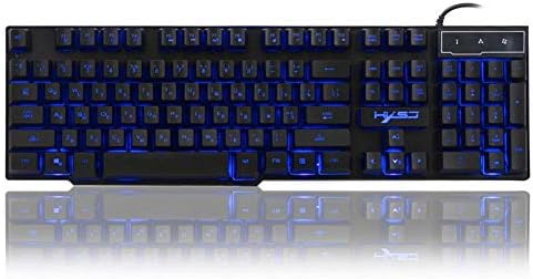 twinus R8 3 Color Backlight Breathing Gaming Keyboards Black