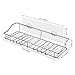 Shower Caddy Adhesive Shower Shelf Large Wall Mounted Organizer with Hooks, No Drilling Strong Long Bathroom Shelves Rack Rustproof 304 Stainless Steel Shower Caddies Storage (13.5Inches, Set of 2)