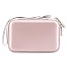 Canboc Shockproof Carrying Case Storage Travel Bag for HP Sprocket 2-in-1 2FB96A Portable Photo Printer Instant Camera, Fit Photo Paper, Mobile Printer Camera Protective Pouch Box, Rose Gold