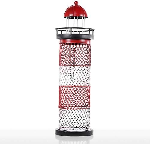 Wine rack, creative home decoration lighthouse wine wine rack, wrought iron molding, beautiful appearance and practical, storage cork, wrought iron decorations gifts, living room table decoration Nost