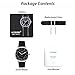 Letscom Smart Watch - Analog Quartz Watch and Activity Smartwatch 2-in-1 Unit, Fitness Tracker Watch with Pedometer, Sleep Monitor, Call/Message Vibration, PU Leather /Textured Nylon Band in One Pack