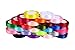 50 Yards Farbic Satin Ribbon 1 inch with 25 Colors Solid Hair Bow Party Wedding Supply