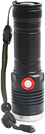 Zczhang fish858 T6 LED 26650 Zoom Torch 3 Mode Rechargeable USB Flashlight Aluminum