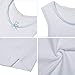 Buyless Fashion Tank Tops for Girls- Sleeveless Cami Tanks Cotton Undershirts for Dance Gymnastics Kids Toddler Size (4 Pack) - TW14-GW-5-6 White