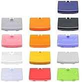 Limentea Battery Pack Back Door Cover Lid Case for Gameboy Advance GBA Console Accessories Replacement (Black)