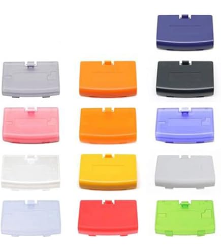 ClassicGameSource Red Game Boy Advance Replacement Battery Cover Lid – G69