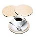 (10pc) Circle Blank Wood Round Plaque for Crafts Painting Wood Burning Engraving Machine Unfinished and Unpainted Wooden Cutout 4