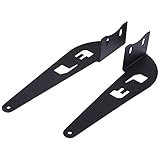 omotor Fit for 2007-2014 Toyota FJ Cruiser Steel Metal Upper Roof Windshield Mounting Brackets for 52 Inch Curved Led Work Light Bar SUV Offroad Lighting Accessories