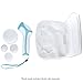ToiletTree Products Storage Travel Case for Water-Resistant Professional Skin Care Face Body Brush System