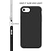 iPhone 8 Case, iPhone 7 Case, Anti-fingerprint Thick (1.7mm) TPU Micro Frosted All-round Protection of Soft Case for iPhone 7/8 - Black