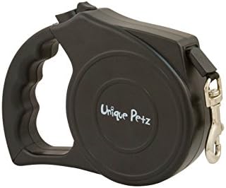 Unique Petz Pet Retractable Leash, Black