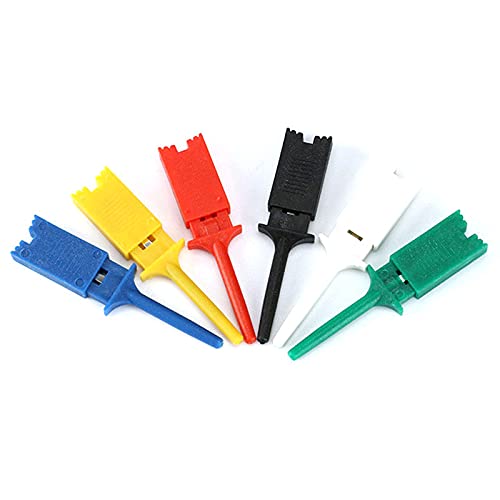 12pcs Mini Grabber Test Hook Clip Test Probe Hook