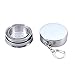 Mychampion Stainless Steel Telescopic Collapsible Shot Glass Cup With Key Ring(75ml)