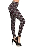 Leggings Depot Ultra Soft Women's Popular Best Printed Regular and Plus Size Fashion Leggings (Plaids, One Size (Size 0-12))