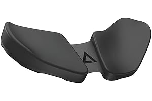 DELTAHUB Carpio 2.0 - Right-Handed Truly Ergonomic Wrist Rest for Mouse, Carpal Tunnel Support, Pain Relief, Anti-Fatigue, Easy Glide, Sleek, Office, Computer, Laptop, Gaming - Large, Black