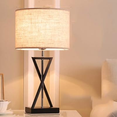 hwenh madera solida lampara de mesa e27