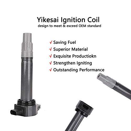 thumbnail image 2 of FIREMOTOO 6-Pack Ignition Coils For Chrysler 300/Dodge Charger/Magnum V6 2.7L/3.5L/4.0L – UF502 Replacement 2 of 6