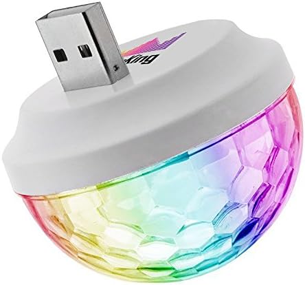 Mini Disco Ball Light |USB Operated |Long Lasting Light Bulb |Ideal for Karaoke Microphone E106