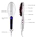 #1 Hair Brush Straightening Brush - Angel Kiss Hair Straightener Electric Heating Ceramic Comb Digital Anion Hair Care, Anti-Scald Effective Detangling Silky Hair Brush White Nasv100