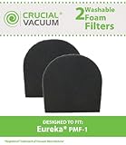 2 Eureka PMF-1 Foam Filter; Fits 8500 and 880 Series; Part # 77583-33N, 77583, PMF-1 & PMF1; Designed & Engineered by Crucial Vacuum