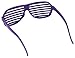BLUE PANDA 36 Pack Shutter Shades, 80s Retro Style Party Sunglasses for Props, Decorations, Costumes (4 Colors)