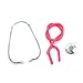 Single Head Stethoscope, Real Working Stethoscope for Kids Role Play, Pink