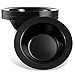 SPHERE PLASTIC BOWLS/SOUP BOWLS | 14 Ounce Disposable Bowls | Round Black Party Bowls, 20 Pack | Elegant & Sturdy Heavy Duty Party Supplies Plates for all Holidays & Occasions