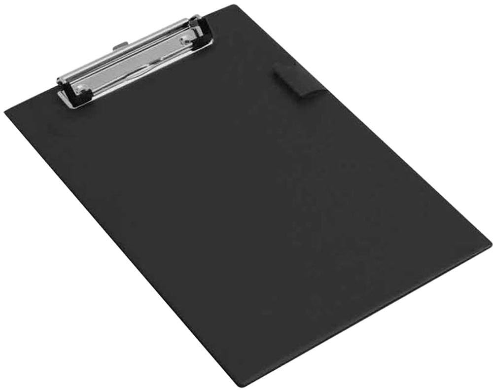 Rapesco 1072 Standard PVC Clipboard, A5, Black