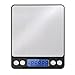Erayco Digital Kitchen Scale, 0.01oz/0.1g 3000g Digital Pro Pocket Scale with Back-Lit LCD Display Stainless Steel Black