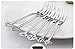 Stainless Steel Fruit Forks Tasting Appetizer Forks Cocktail Forks for Salad Cake Fruit-6 Piece (Silver)