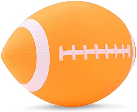 Inflatable Little Football FunHut All Weather Sports Football for Kids and Junior Athletes 8.5inch(orange)
