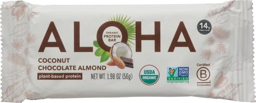 ALOHA, BAR CHOCOLATE COCONUT ALMOND, 1.98 OUNCE