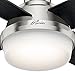 Hunter Fan Company 59241 Hunter Dempsey Indoor Low Profile Ceiling Fan with LED Light and Remote Control, 52