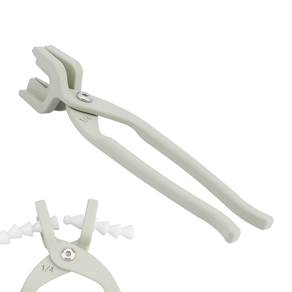 OLYCRAFT Alloy Mounting Pliers Alloy Pliers with Gaskets 20mm Height Doll Skeleton Joint Tool Doll Skeleton Installation Pliers Universal Metal Pliers Hand Tools for Handmade Craft Making Doll Makings